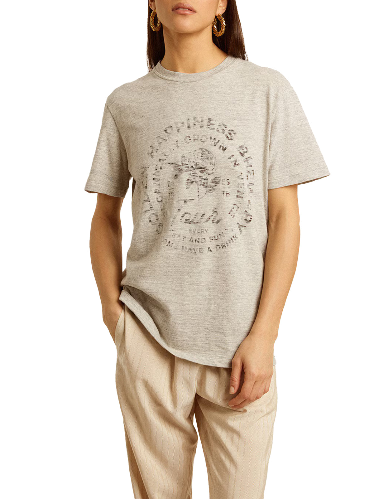 Golden Goose T-SHIRT Grigio