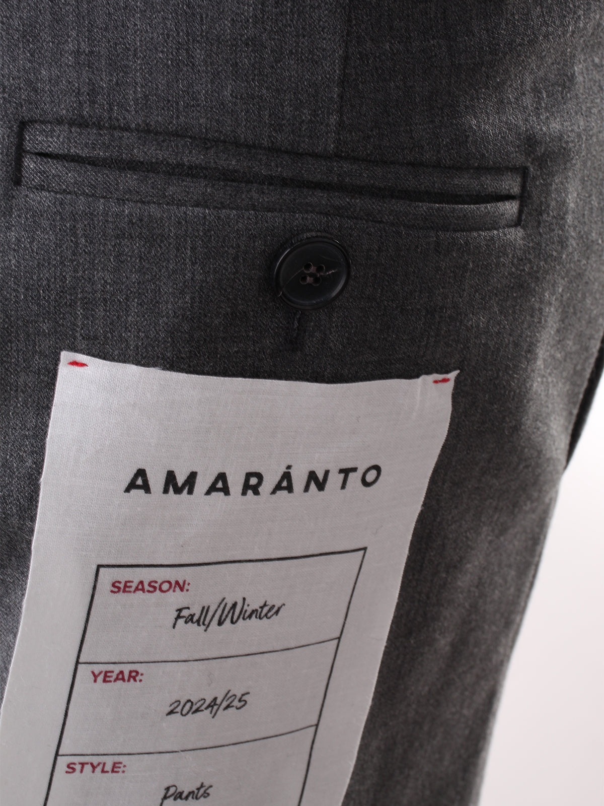 Amaranto PANTALONI Grigio