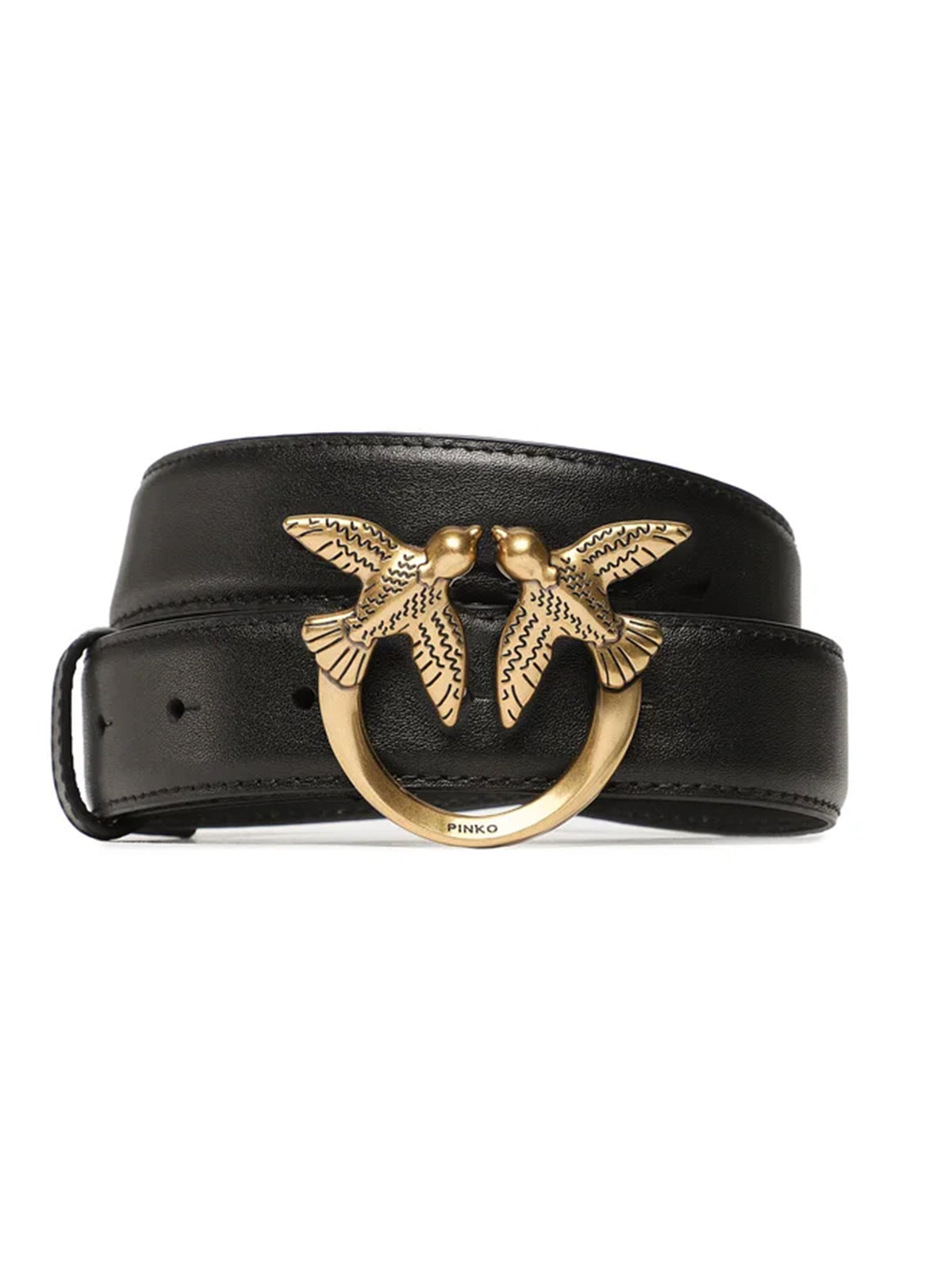 PINKO Love Berry Leather Belt