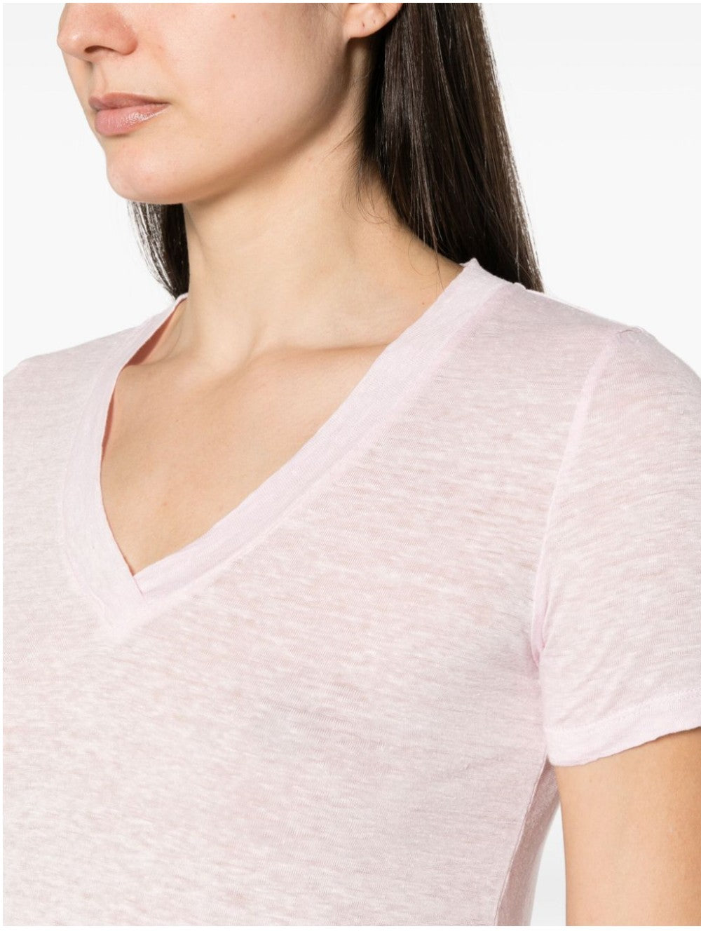 120%lino T-SHIRT Rosa