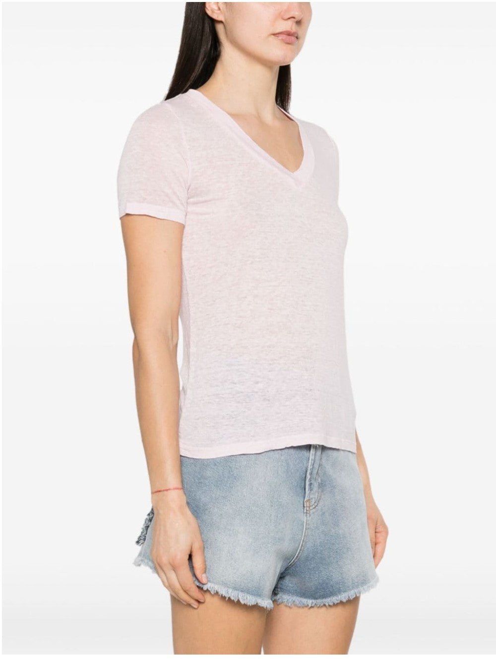 120%lino T-SHIRT Rosa