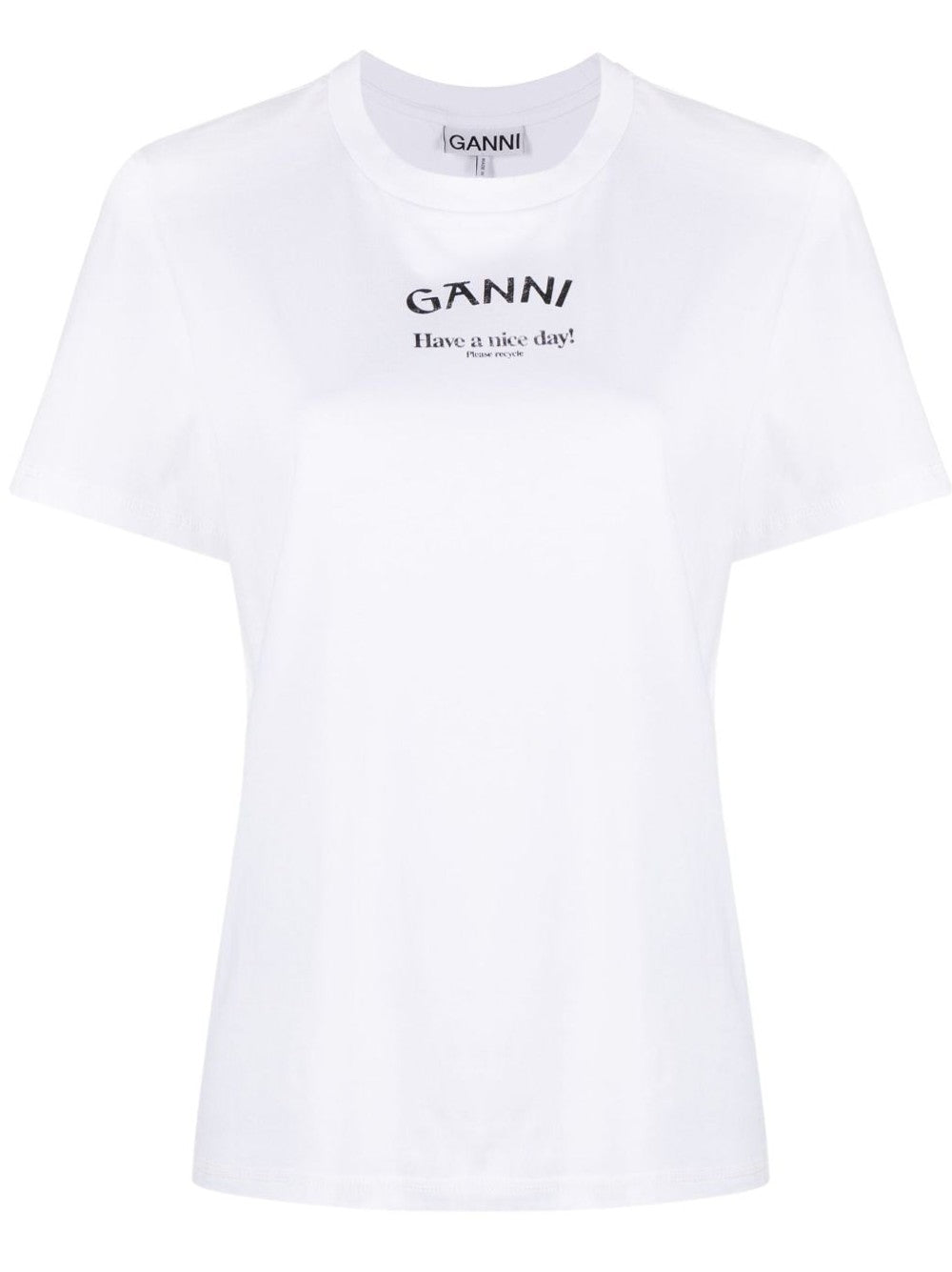 Ganni T-SHIRT Bianco