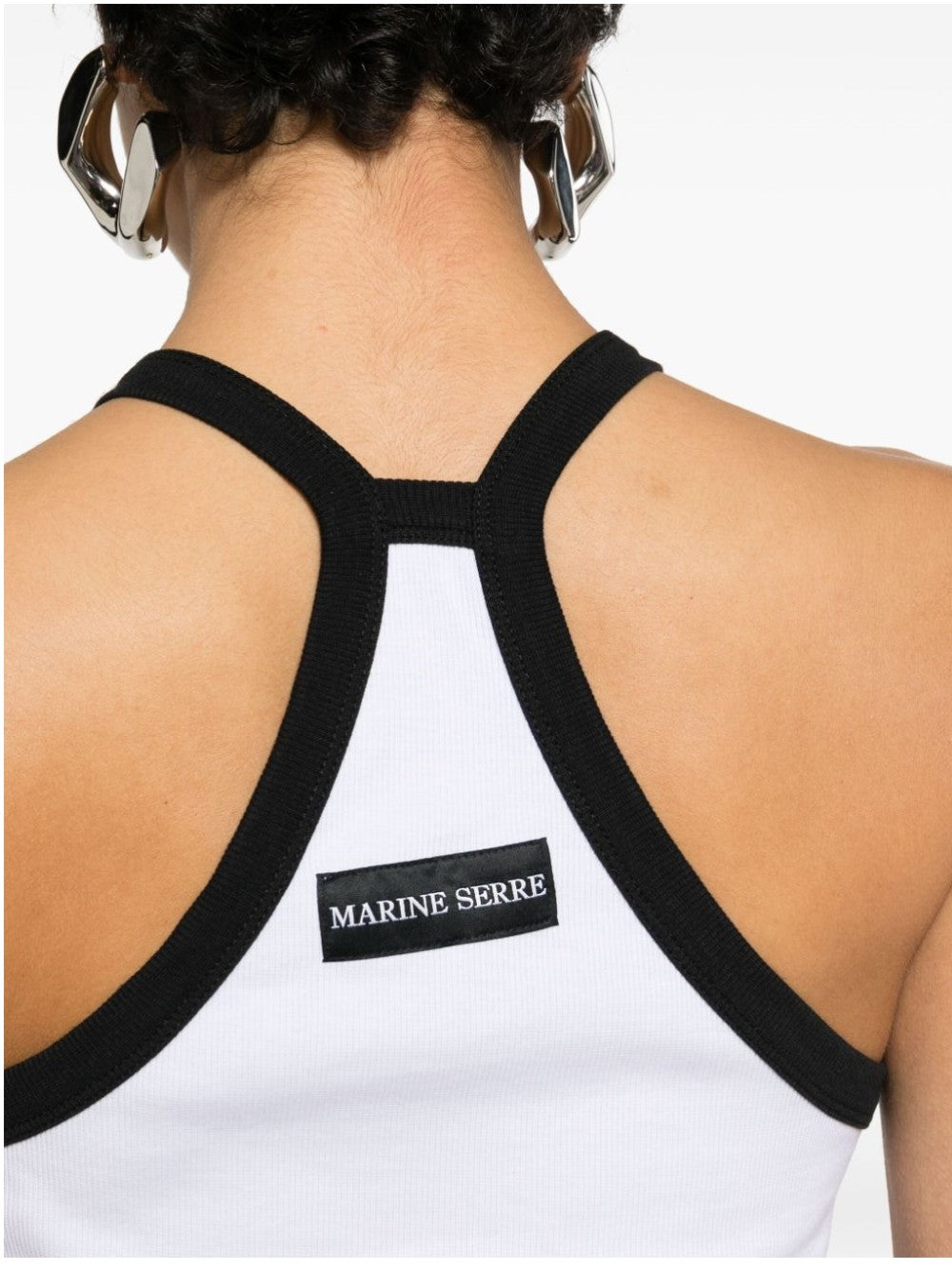 Marine Serre TOP Bianco