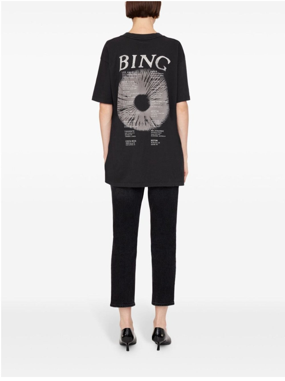 Anine Bing T-SHIRT Nero