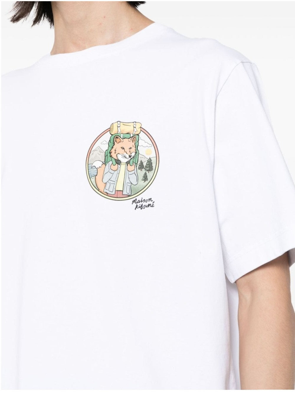 Maison Kitsune T-SHIRT Bianco