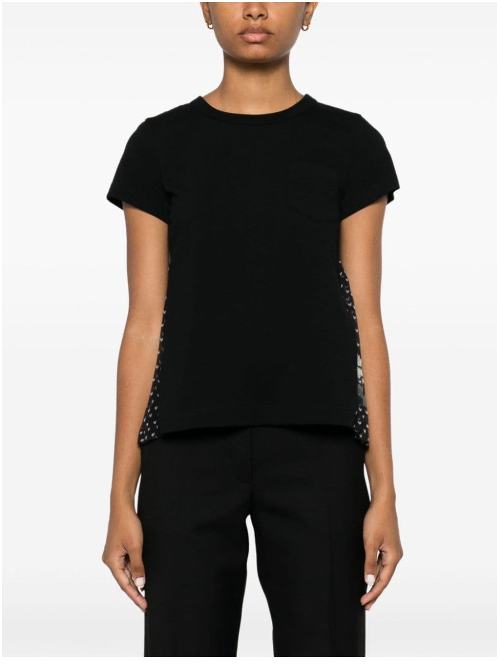 Sacai T-SHIRT Nero