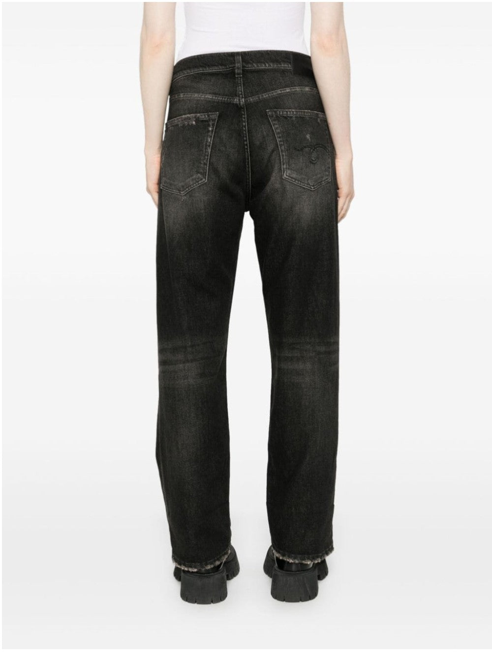 R13 JEANS Nero