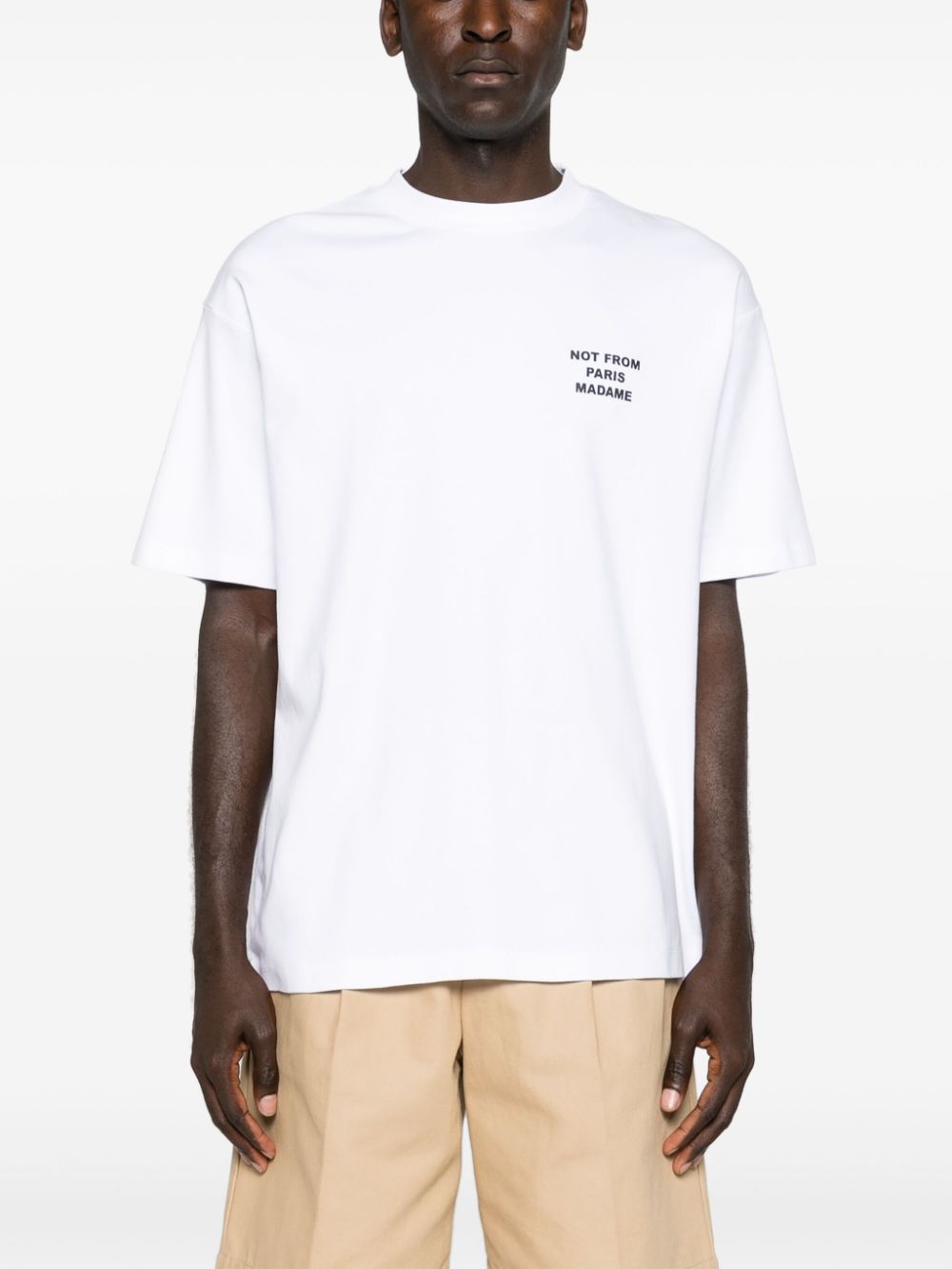 Drole De Monsieur T-SHIRT Bianco